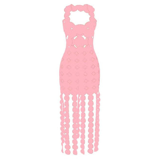 Hollow out backless sleeveless low cut solid cut out maxi dress