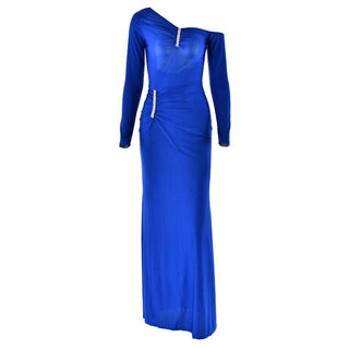 Irregular Long sleeve ruched backless slit maxi dress