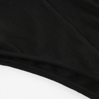 Long sleeve crewneck hollow out bodysuit