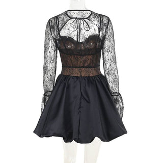 Sweetheart neck corset shrug 2 piece cami mini dress