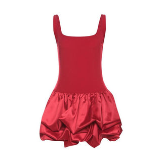 Square neck backless cami mini dress