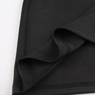 Sleeveless solid halter hollow out backless button cut out mini dress