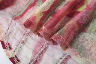 Sweetheart neck off shoulder bustier contrast cami top