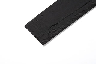 Fluffy flower print gloves backless tube mini dress