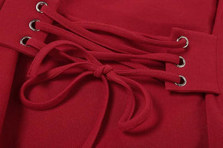 Halter long sleeve off shoulder fluffy mini dress