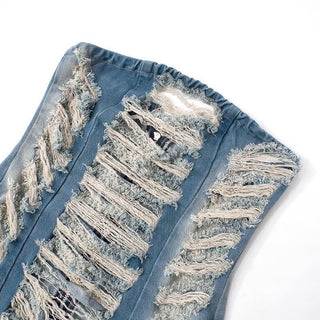 Hollow out ruched raw hem zip-up tube cut out mini dress