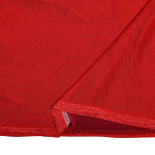 Long flared sleeve ruffle lace up mesh midi dress