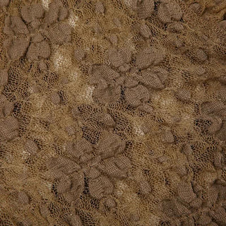 Long sleeve lace self tie crop top