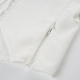 Ruched lace hem button bowknot ribbon cami top