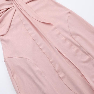 Rose applique ruched ruffle cami midi dress