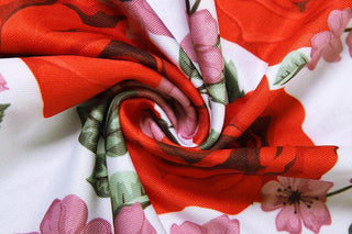 V neck flower print cami maxi skirt set