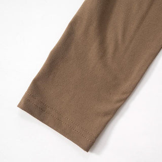 Hollow out long sleeve ruched one shoulder knotted cut out top