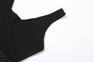 V neck mesh cami top