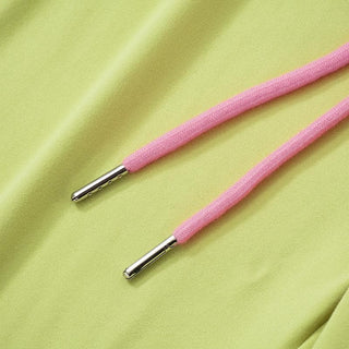 Flower embroidery drawstring ruched tube pant set