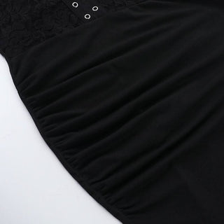 Lace v neck halter self tie ruched maxi dress