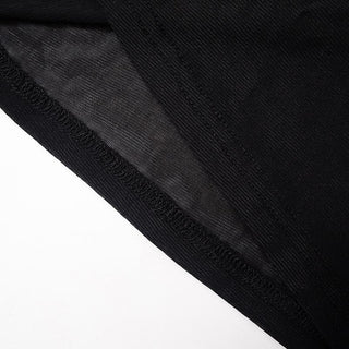 Mesh patchwork letter pattern cami pant set