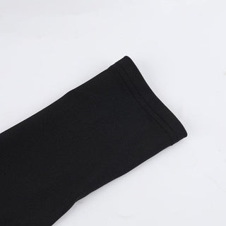 Long sleeve halter cross front solid mini dress