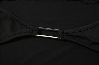 Long sleeve off shoulder lace hem hollow out cut out mini dress