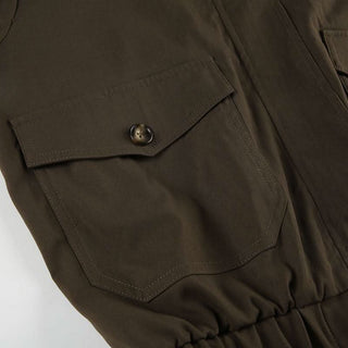 Fluffy hoodie long sleeve leopard print pocket zip-up top