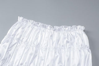 Smocked ruched solid cami pant set