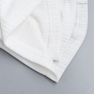 Cross front solid long sleeve off shoulder slit self tie maxi dress-final-sale