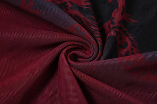 Halter irregular dragon print mini dress