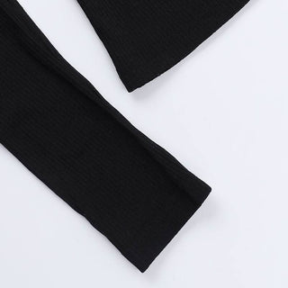 Long sleeve spider web beaded top