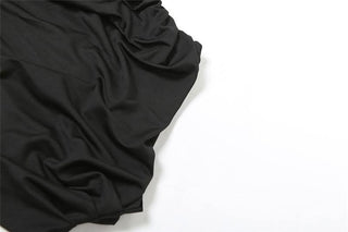 Cap sleeve ruched solid pant set