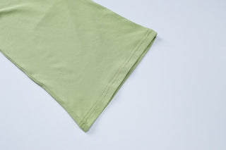 Halter v neck ruched crop cross back pant set