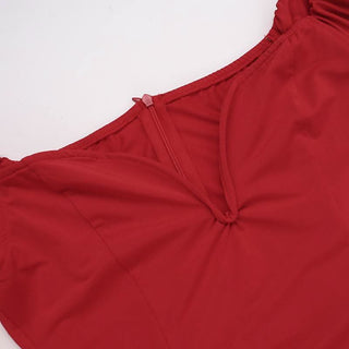 Off shoulder ruched knotted zip-up maxi dress