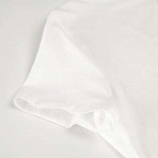 Short sleeve crewneck lips print top