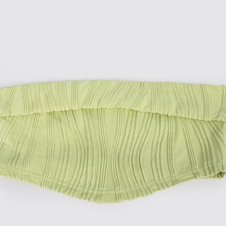 Textured backless solid tube maxi skirt set