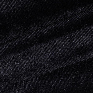 Lace hem velvet solid flared pant