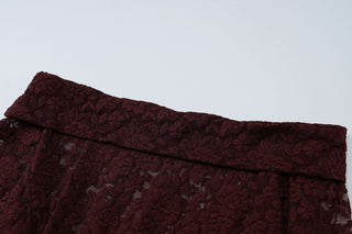 Off shoulder long sleeve lace top