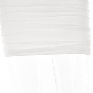 Solid one shoulder o ring hollow out mesh backless cut out mini dress