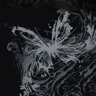 Butterfly print fluffy tube top