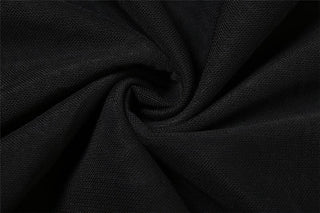 Long flared sleeve irregular mesh ruched mini dress