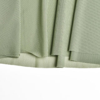 Solid ruched notch neck mesh zip-up ruffle maxi dress-final-sale