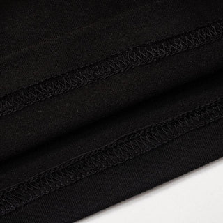 Long sleeve crewneck bowknot mesh contrast top