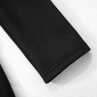 Off shoulder long sleeve button hollow out cut out mini dress