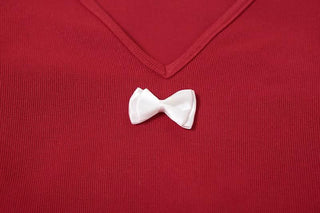 Halter long sleeve off shoulder fluffy mini dress