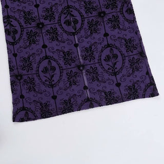 Mesh print slit cami maxi dress