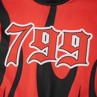 Long sleeve high neck "799" zip-up jumpsuit