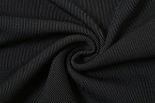 Short sleeve crewneck "R"embroidery crop top