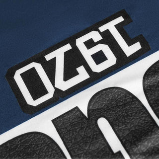 Letter print backless contrast tube mini dress