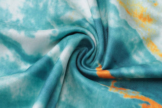Tie dye cross front cami maxi dress