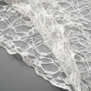 Irregular long sleeve lace see through solid top