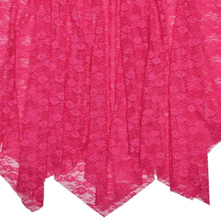 Lace patchwork ruffle knotted print cami midi dress