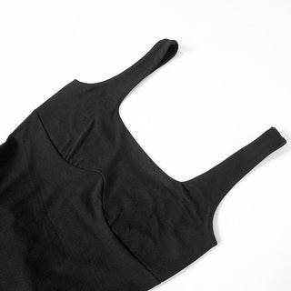 Square neck solid ruched backless cami mini dress