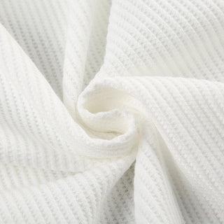 Square neck bowknot pattern ribbed tank top